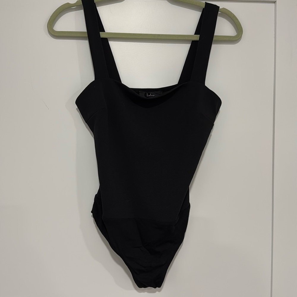 Lulus black bodysuit, new with tags, black, size M